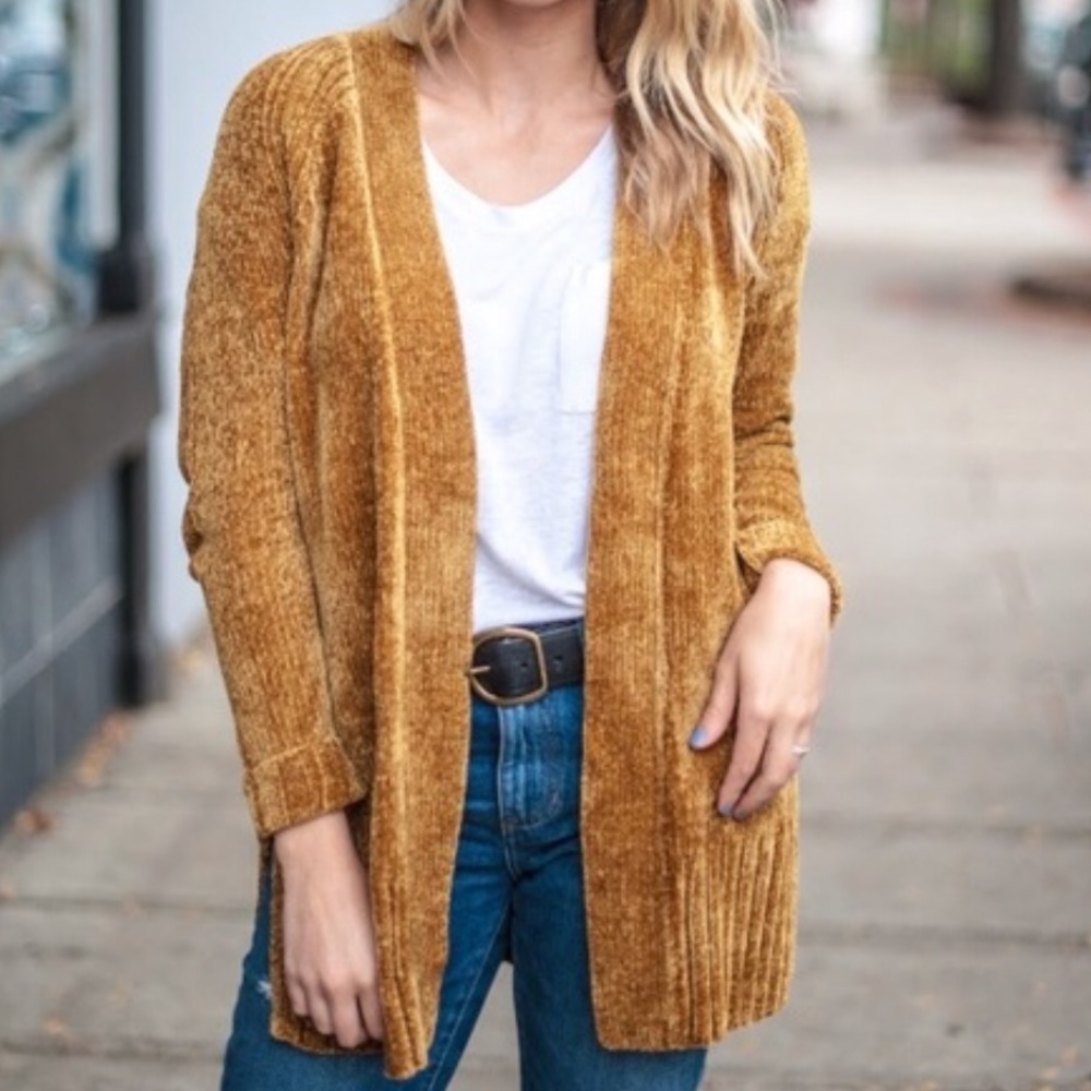 NEW Loft chenille cardigan